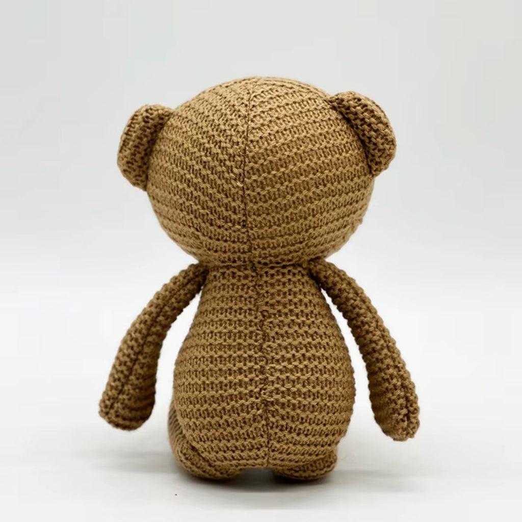 Peluche ours crochet doux artisanat fait main enfant La compagnie de la peluche