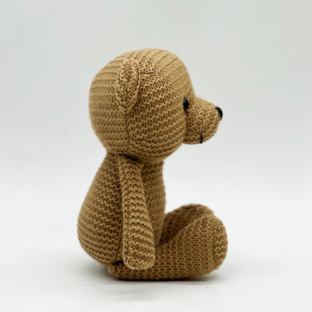 Peluche ours crochet doux artisanat fait main enfant La compagnie de la peluche