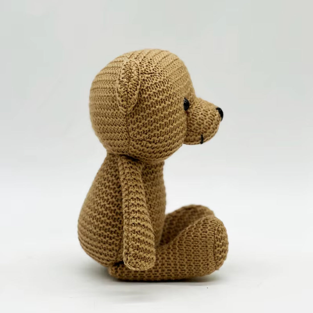 Peluche ours crochet doux artisanat fait main enfant La compagnie de la peluche