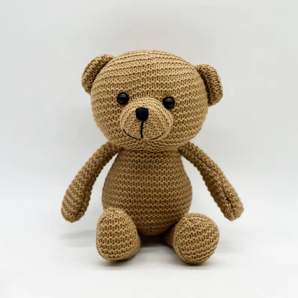 Peluche ours crochet doux artisanat fait main enfant La compagnie de la peluche