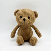 Peluche ours crochet doux artisanat fait main enfant La compagnie de la peluche