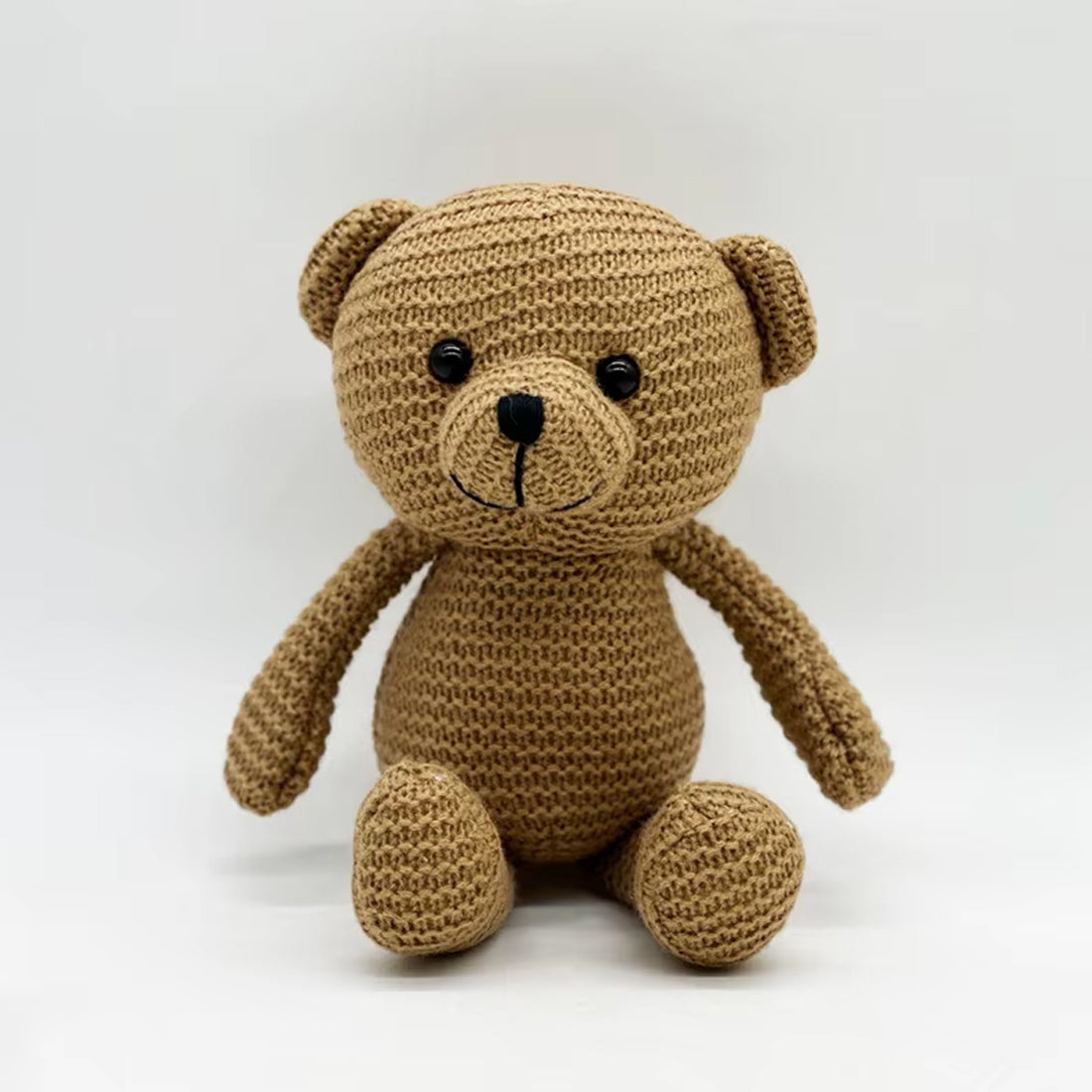 Peluche ours crochet doux artisanat fait main enfant La compagnie de la peluche