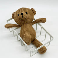 Peluche ours crochet doux artisanat fait main enfant La compagnie de la peluche