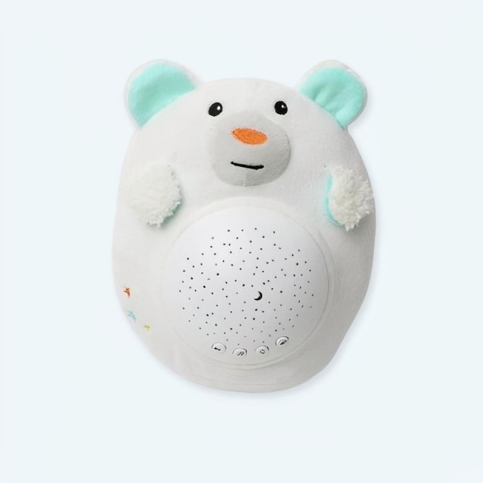 Peluche ours doux apaisant pour sommeil enfant La compagnie de la peluche