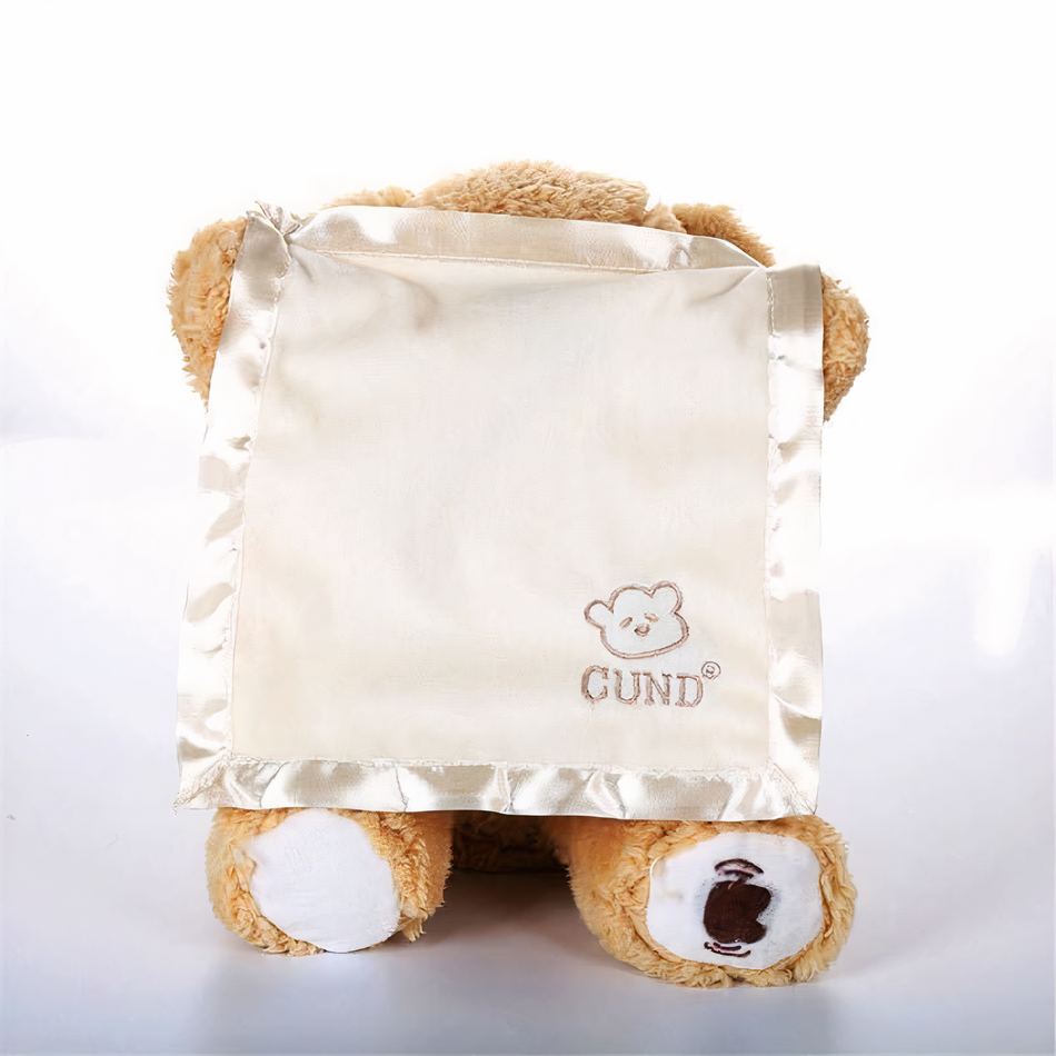 Peluche ours interactif doux câlin enfant ludique La compagnie de la peluche