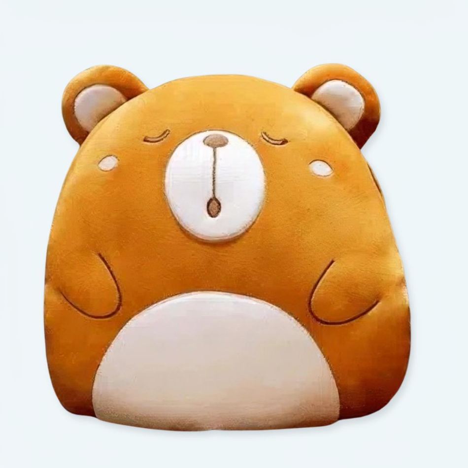 Peluche ours oreiller doux câlin confortable enfant La compagnie de la peluche