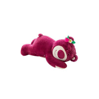 Peluche ours rose oreiller doux câlin chambre enfant 40-cm / violet La compagnie de la peluche