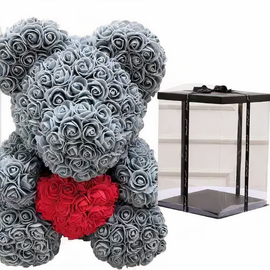 Peluche ours roses grises douces collection unique La compagnie de la peluche