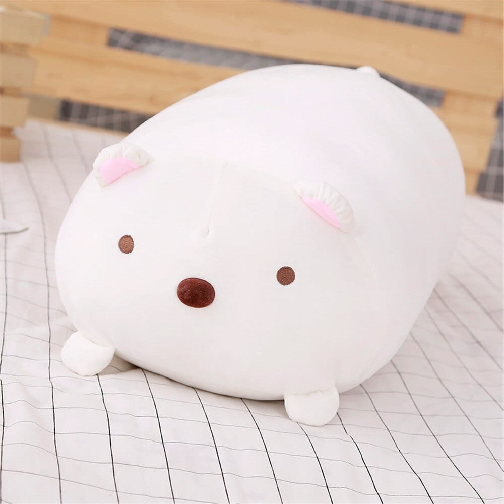 Peluche ours squishmallow polaire blanc 20cm