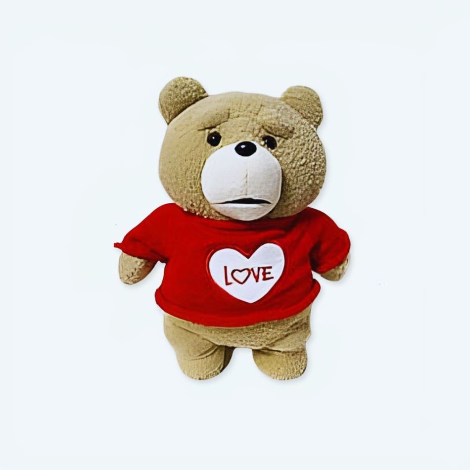 Peluche ours Ted Love douce câline enfant cadeau La compagnie de la peluche