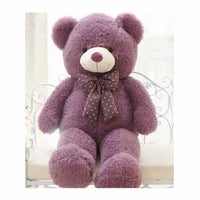 Peluche ours violet géant doux câlin chambre enfant La compagnie de la peluche
