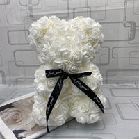 Peluche ourson en rose Saint-Valentin Blanc / Sans boîte