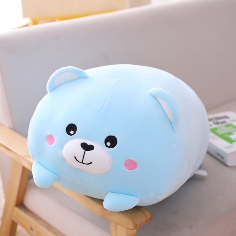 Peluche ourson squishmallow bleu 20cm