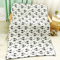 Peluche panda doux amoureux avec couverture cosy La compagnie de la peluche