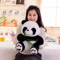 Peluche panda gourmand doux animal câlin enfant La compagnie de la peluche