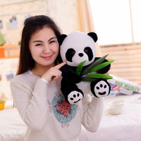 Peluche panda gourmand doux animal câlin enfant La compagnie de la peluche