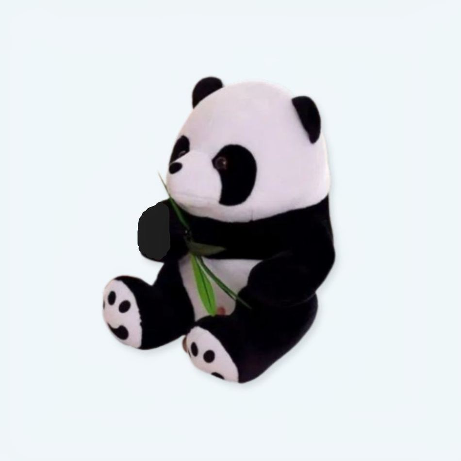 Peluche panda gourmand doux animal câlin enfant La compagnie de la peluche