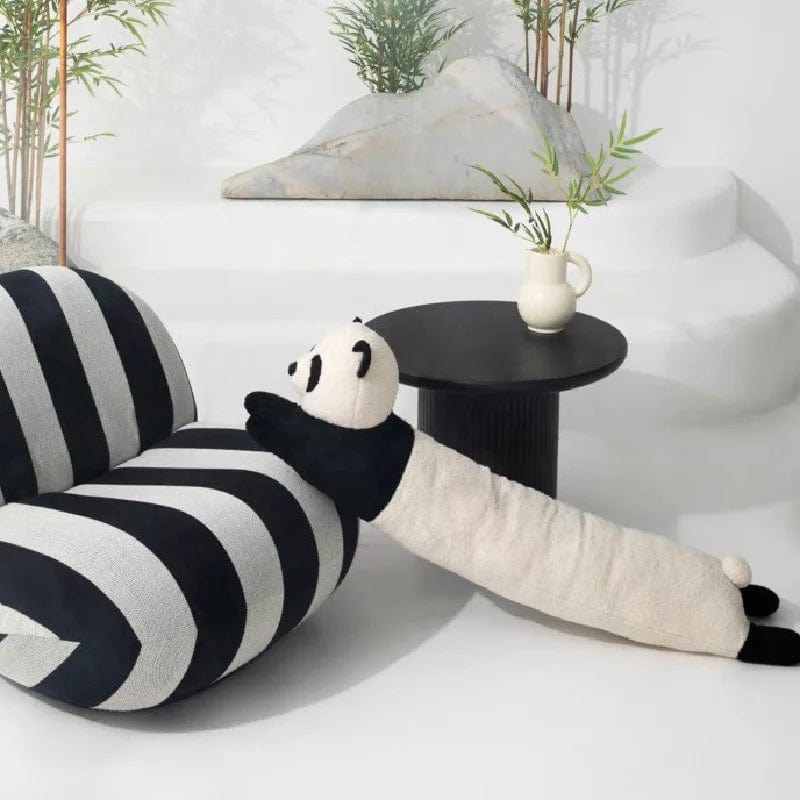 Peluche panda long à câlins