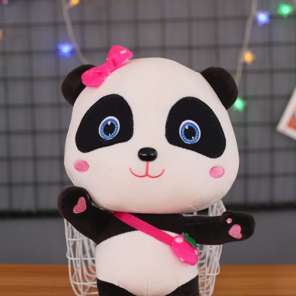 Peluche panda rose Baby Bus douce enfant câlin La compagnie de la peluche