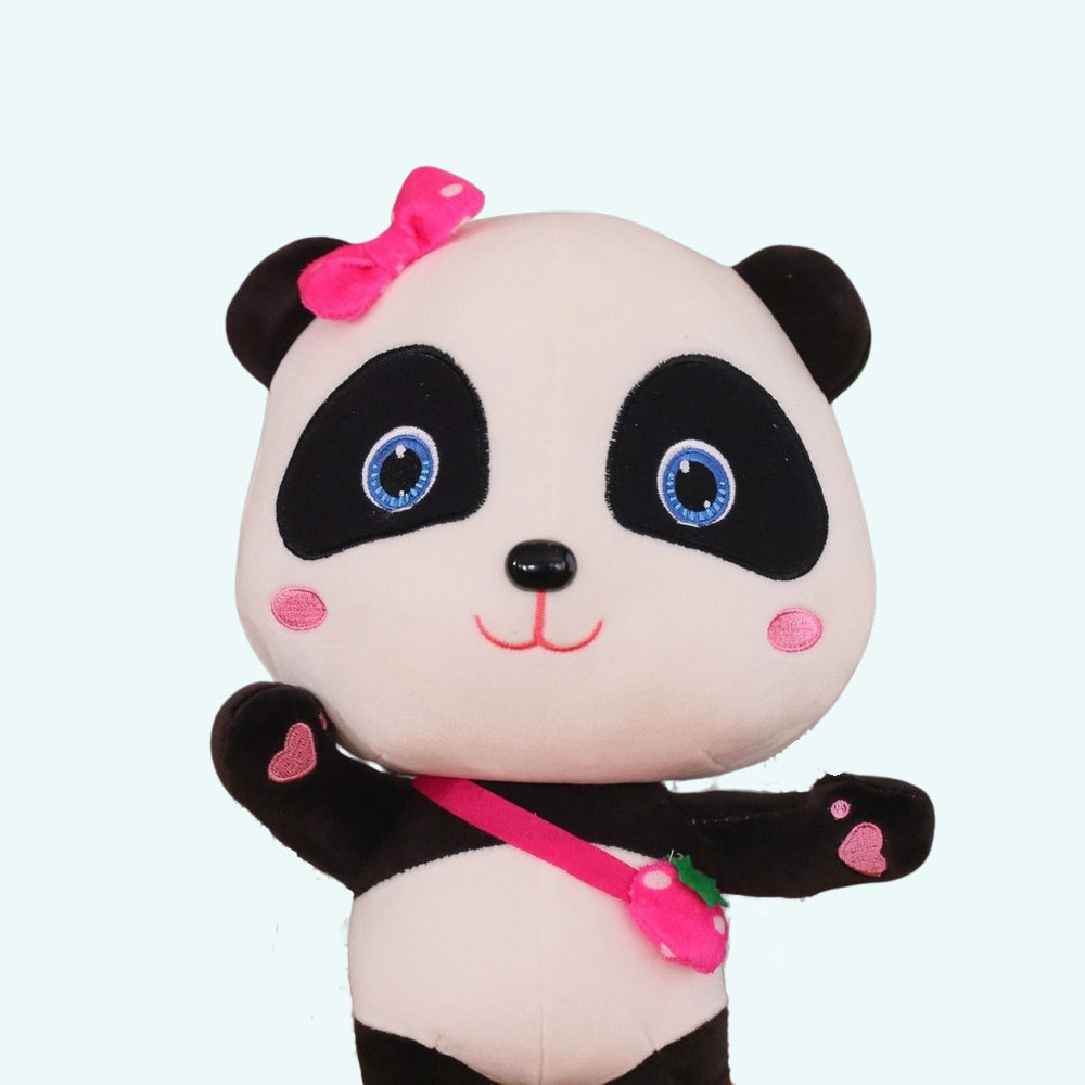 Peluche panda rose Baby Bus douce enfant câlin La compagnie de la peluche