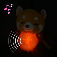 Peluche panda roux doux berceuse apaisante nuit paisible La compagnie de la peluche