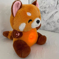 Peluche panda roux doux berceuse apaisante nuit paisible La compagnie de la peluche