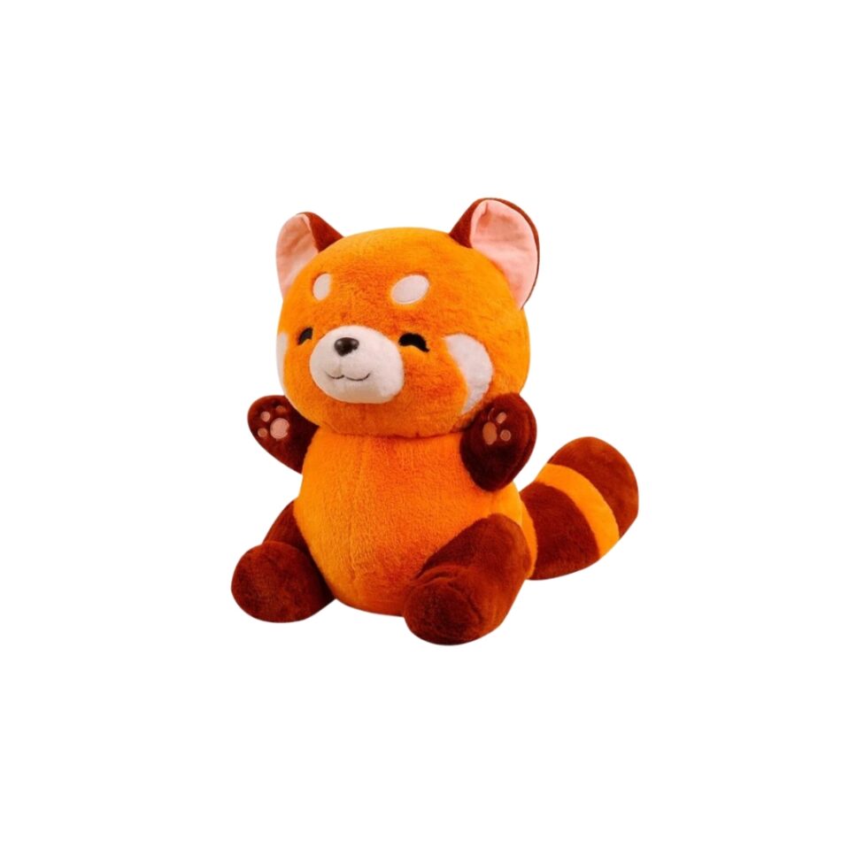 Peluche panda roux doux câlin enfant chambre déco 23-cm La compagnie de la peluche