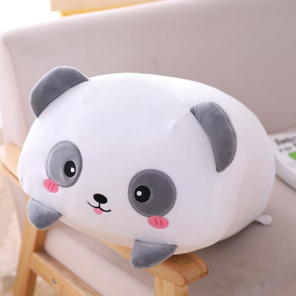 Peluche panda squishmallow aux joues roses 20cm