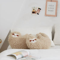 Peluche paresseux cœur enfant doux confortable câlin La compagnie de la peluche