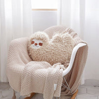 Peluche paresseux cœur enfant doux confortable câlin La compagnie de la peluche