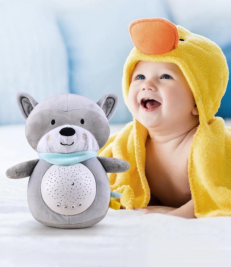 Peluche paresseux doux apaisant bruit blanc relaxation La compagnie de la peluche