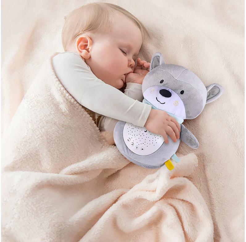 Peluche paresseux doux apaisant bruit blanc relaxation La compagnie de la peluche