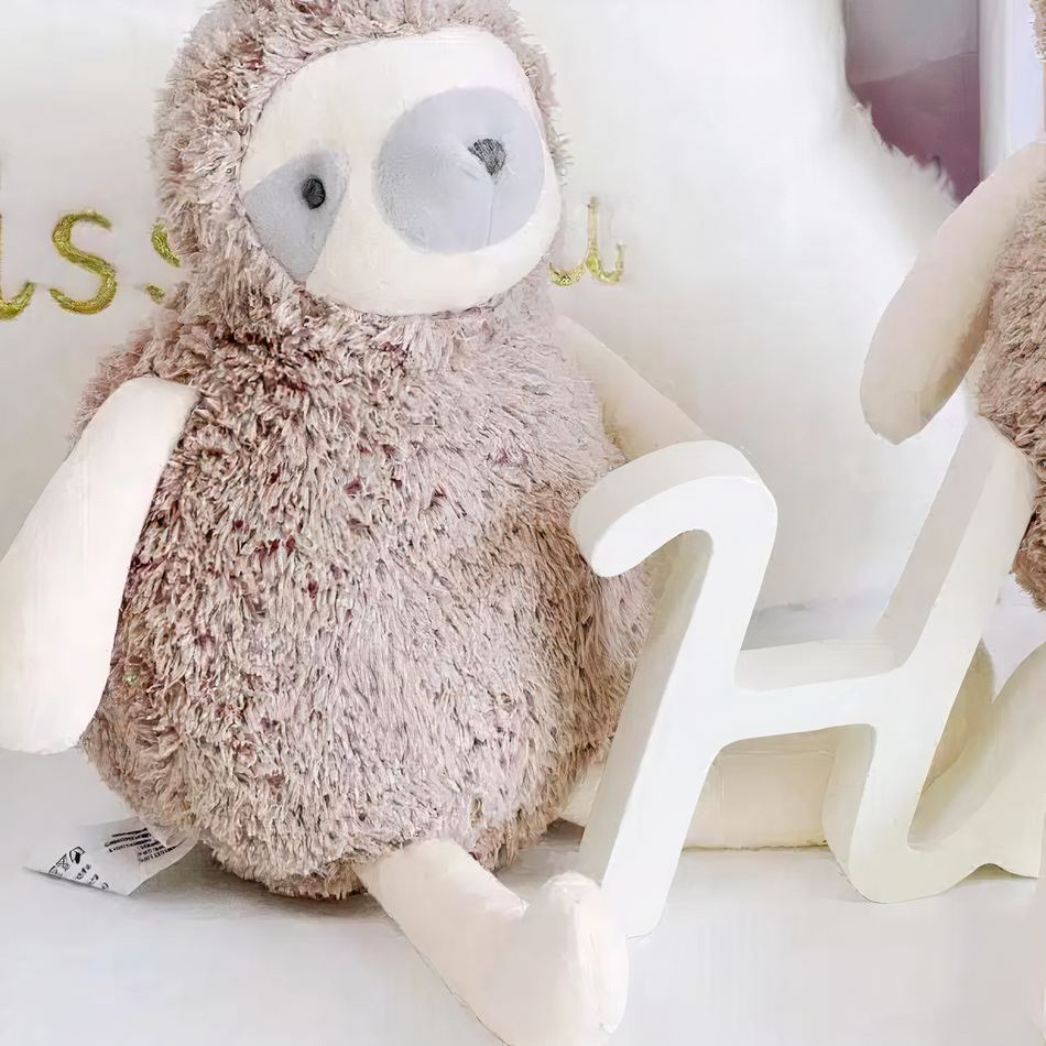 Peluche paresseux doux câlin pelage moelleux enfant La compagnie de la peluche