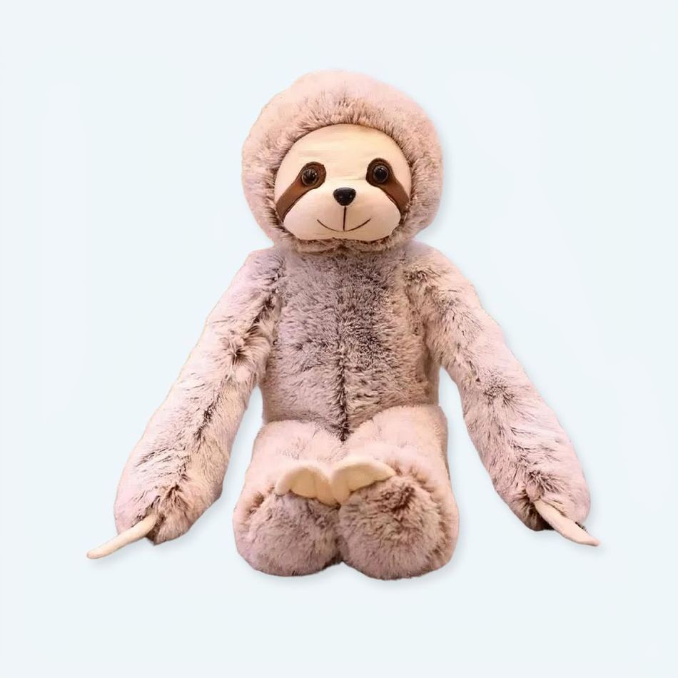 Peluche paresseux doux enfant réaliste câlin jungle 50-cm La compagnie de la peluche