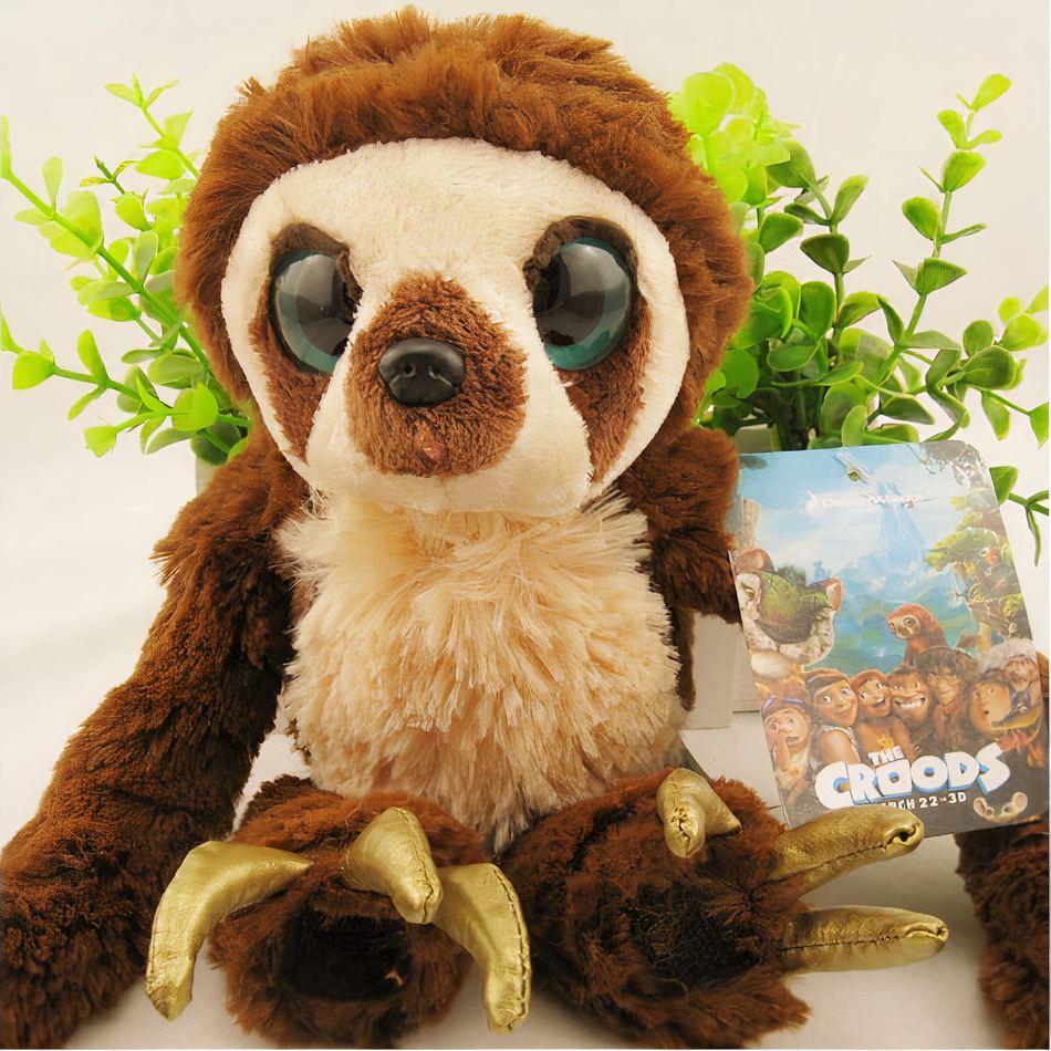 Peluche paresseux doux jungle aux longs bras câlins La compagnie de la peluche