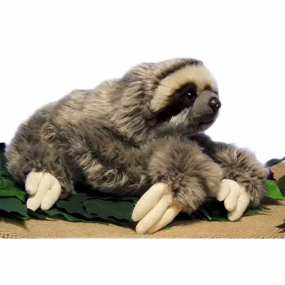 Peluche paresseux doux poilu câlin enfant forêt La compagnie de la peluche