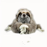 Peluche paresseux doux poilu câlin enfant forêt La compagnie de la peluche