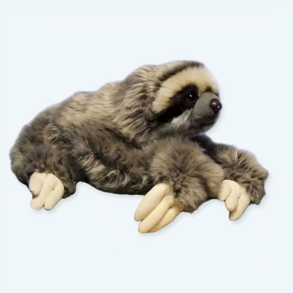 Peluche paresseux doux poilu câlin enfant forêt La compagnie de la peluche