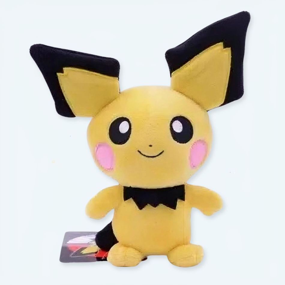 Peluche Pichu jaune mignon Pokémon câlin doux enfant La compagnie de la peluche