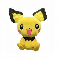Peluche Pichu jaune sourire éclatant doux Pokémon La compagnie de la peluche