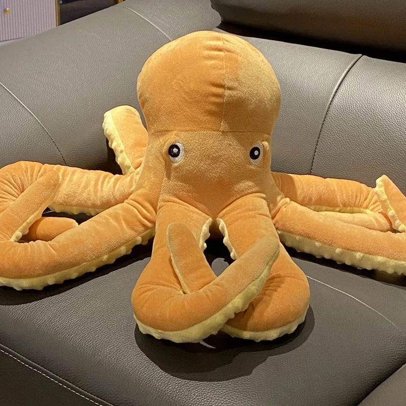 Peluche pieuvre à la grosse tête