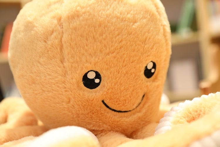 Peluche pieuvre contente et colorée