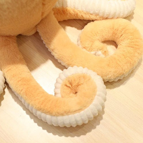 Peluche pieuvre contente et colorée