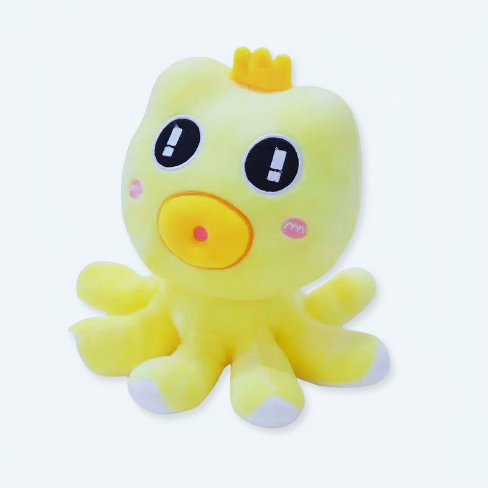 Peluche pieuvre douce enfant océan coton câlin La compagnie de la peluche