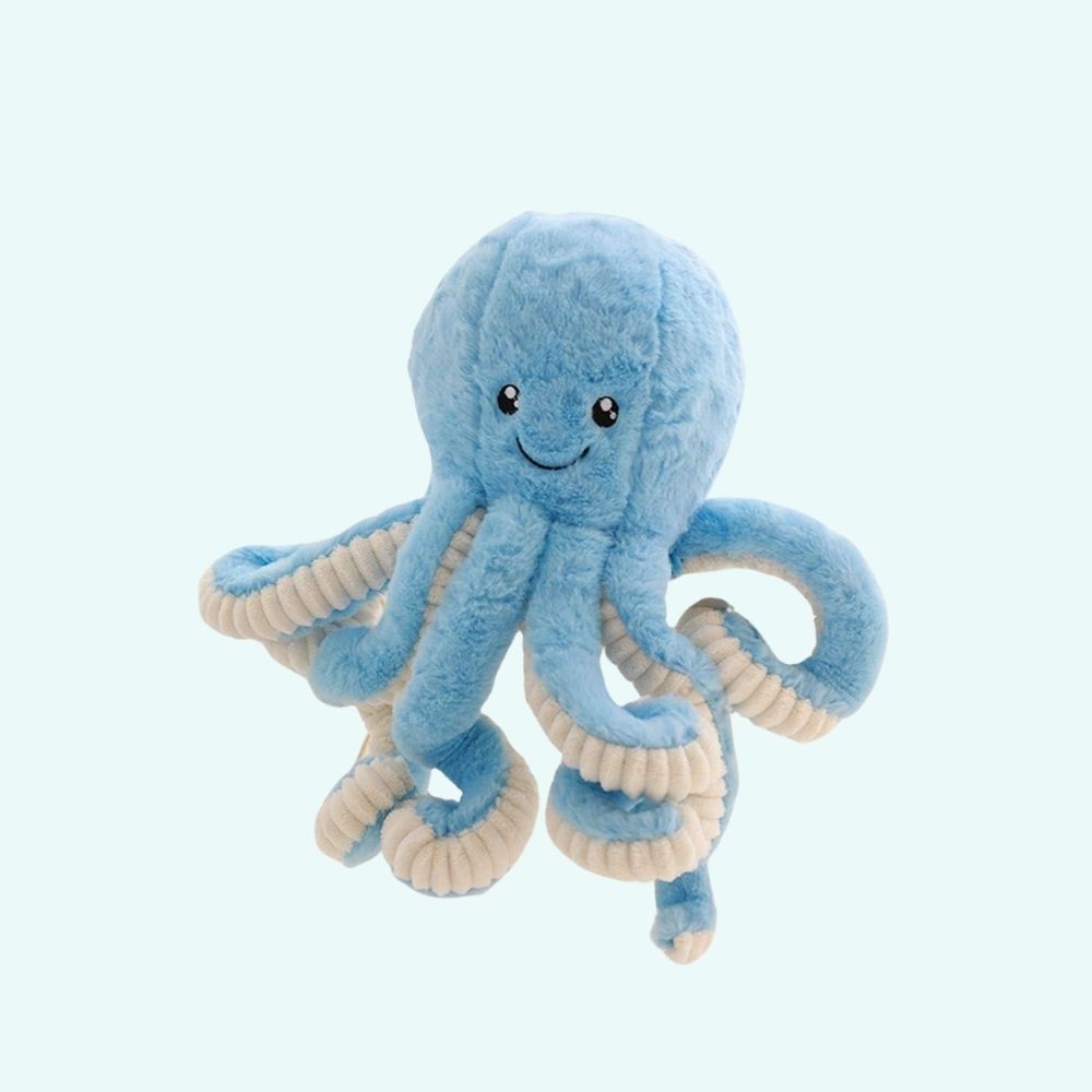 Peluche pieuvre douce multicolore enfant câlin océan La compagnie de la peluche