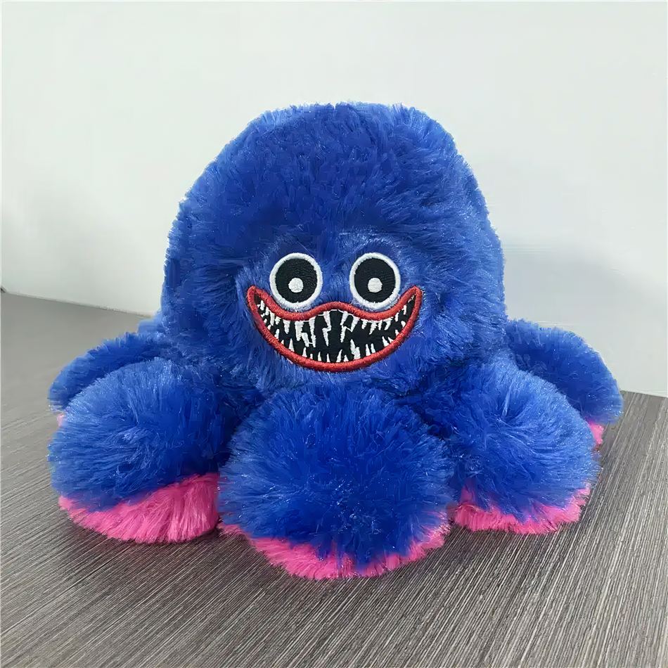 Peluche pieuvre Huggy wuggy réversible douce enfant La compagnie de la peluche