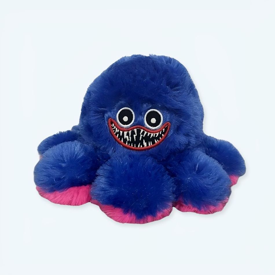 Peluche pieuvre Huggy wuggy réversible douce enfant La compagnie de la peluche