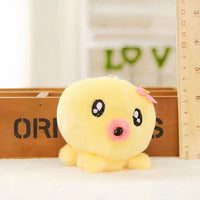 Peluche pieuvre jaune douce porte-clés mignon accessoire La compagnie de la peluche