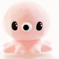 Peluche pieuvre kawaii rose douce câlin enfant hiver La compagnie de la peluche