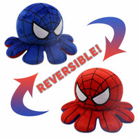 Peluche pieuvre réversible océan doux câlin enfant bleu La compagnie de la peluche